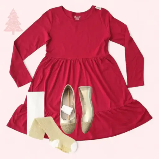 Vestido de algodón, talla 16