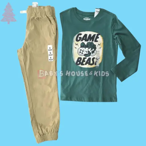 Camiseta y jogger, talla 6