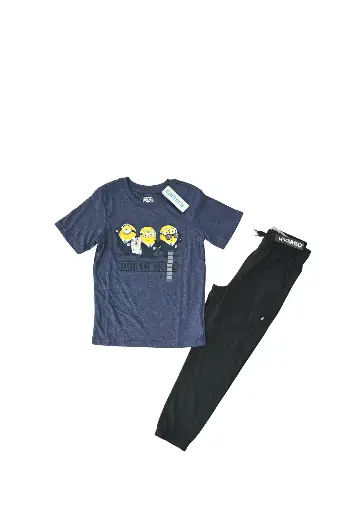 Camiseta personaje y jogger deportivo talla 7