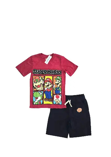 Camiseta y short talla 8