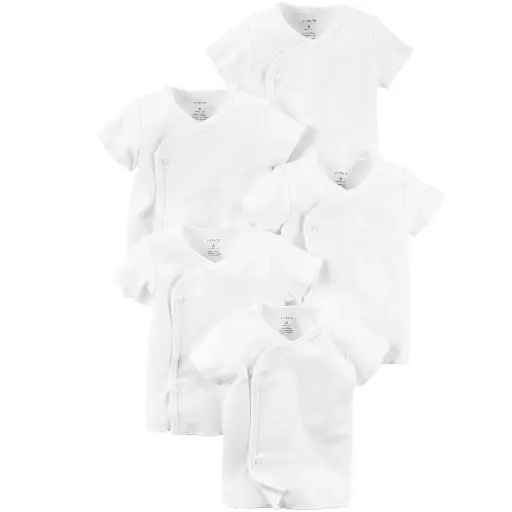 Set de camisetas con boton talla prematura(o)