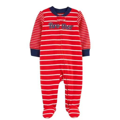 Pijama roja y azul  talla 3 meses 