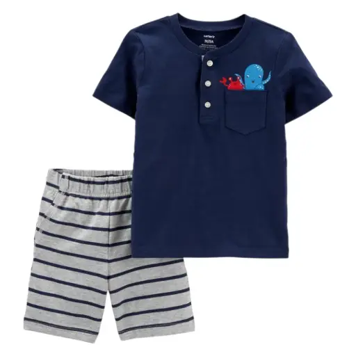 Set 2 piezas🐙 talla 9 meses 