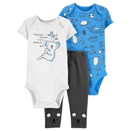 Set 3 piezas 🐼 talla 9 meses