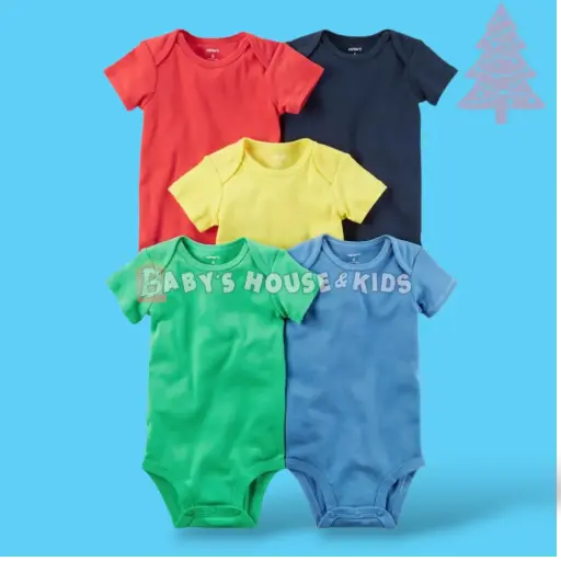 Set 5 mamelucos talla 9 meses