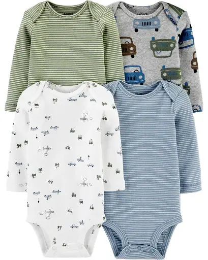 Set 4 Mamelucos talla 9 meses