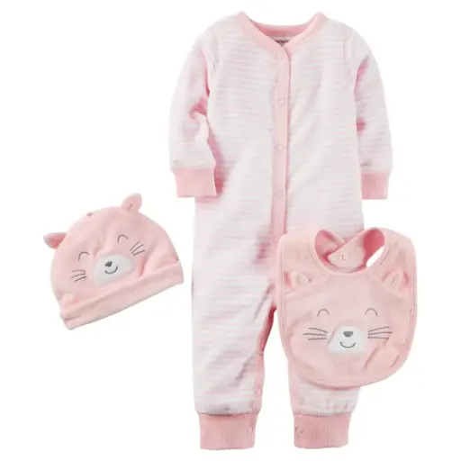 Set 3 piezas pijama, talla 9 meses