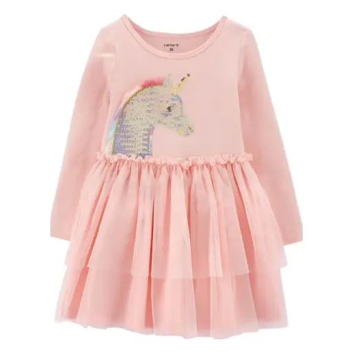 Vestido stretch 🦄talla 9 meses