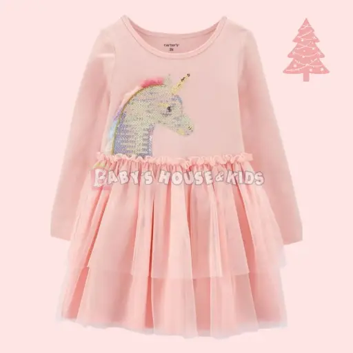 Vestido stretch 🦄talla 9 meses