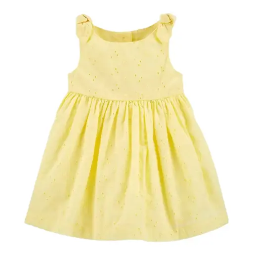 Vestido amarillo talla 6 meses