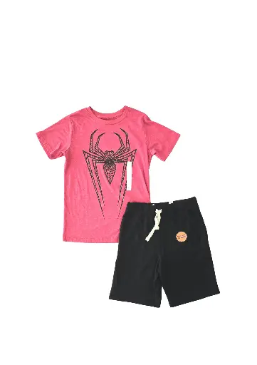 Camiseta de personaje y short fresco talla 10