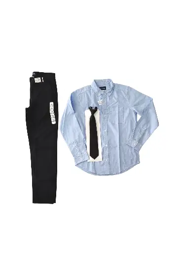 Camisa manga larga y pantalón formal talla 10