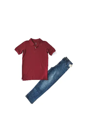 Camisa polo y Jean talla 10