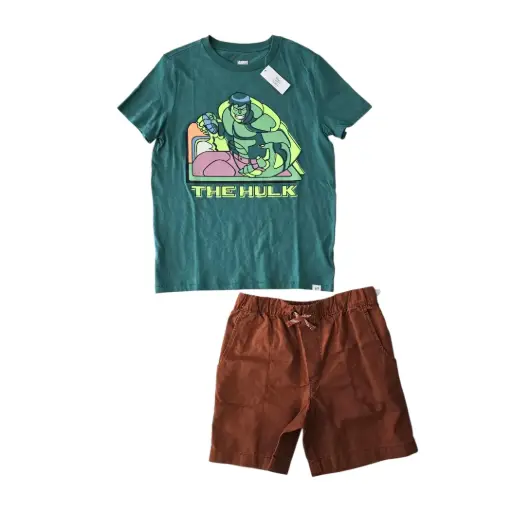 Camiseta y short , talla 10