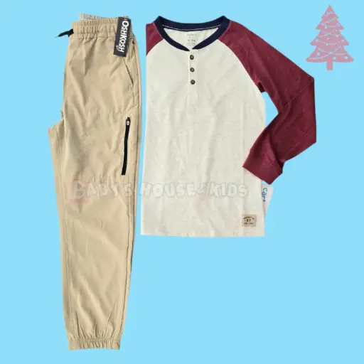 Camisa manga larga y buzo deportivo, talla 10