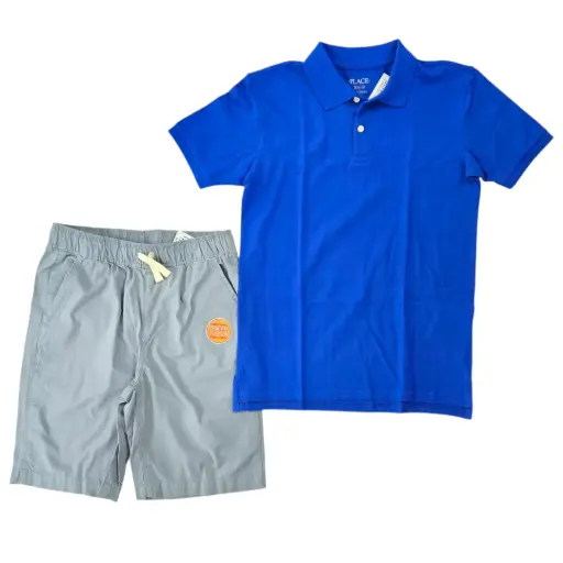 Camisa polo y short , talla 14