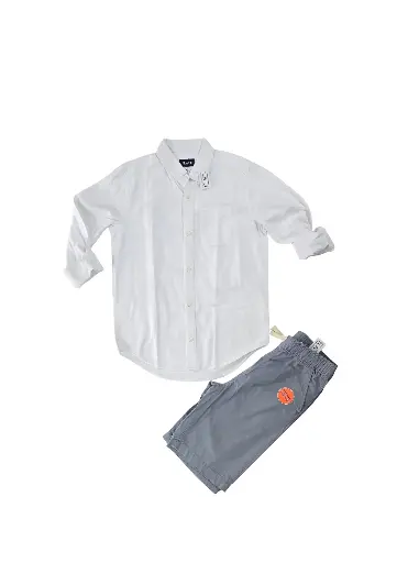 Camisa Manga larga y short talla 14 años 