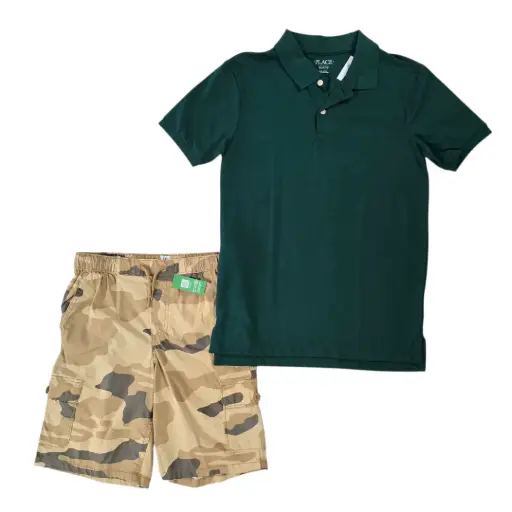 Outfit con short cargo talla 14