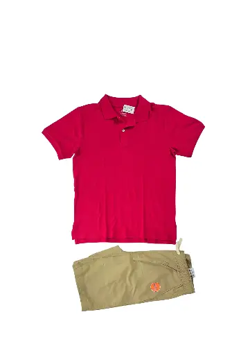 Polo y short + anchos talla 16 