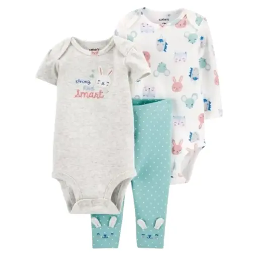 Set 3 piezas talla 12 meses .🐰