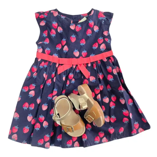 Vestido casual talla 12 meses 