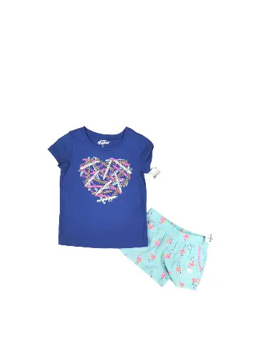 Set con short corto talla 3t niña