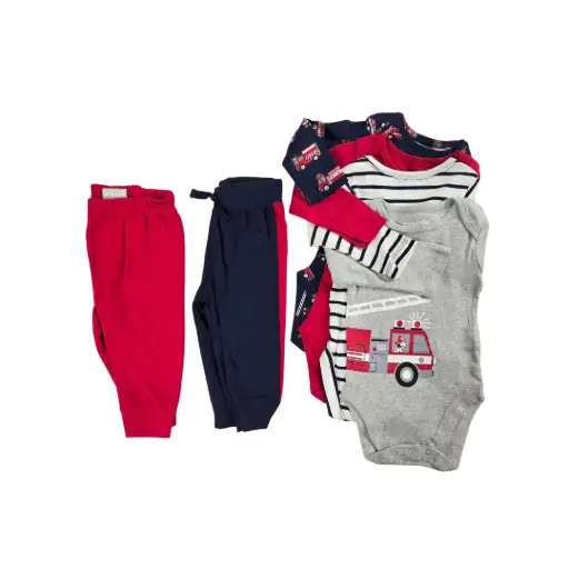 Set de 2 buzos y set 4 Mamelucos talla 3 meses varón 