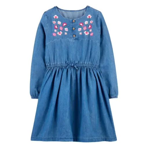 Vestido Jean, talla 4t 