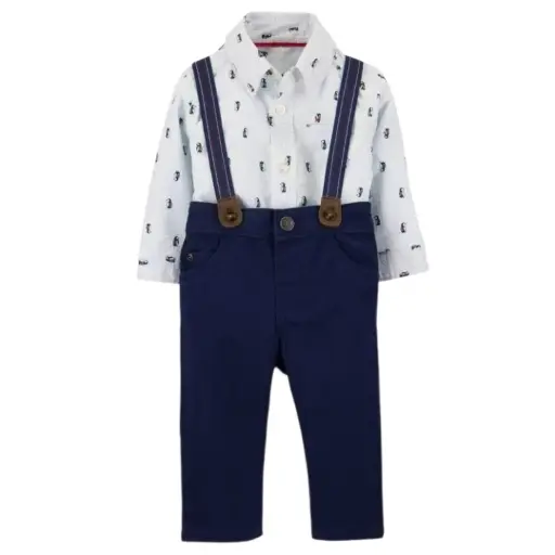 Set overol formal 🐧talla 12 meses