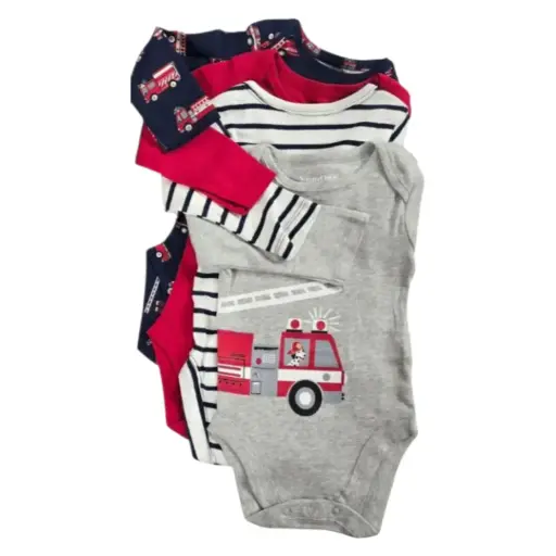 Set de 4 Mamelucos, talla 18 meses