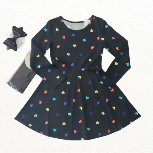 Vestido de algodón, talla 6