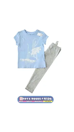 Camiseta y leggin, talla 5t niña