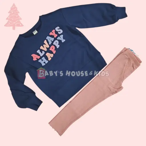 Camisa tipo suéter y legging, talla 7 