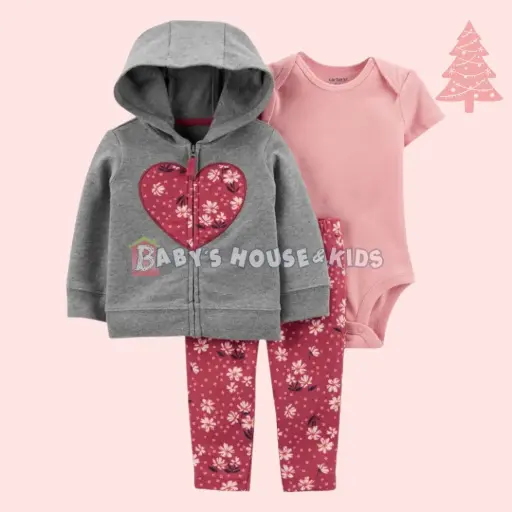 Set calientito 3 piezas, talla 9 meses