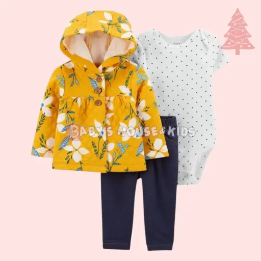 Set con chaqueta 3 piezas,talla 9 meses 