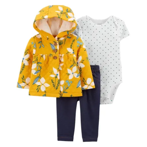 Set con chaqueta 3 piezas,talla 9 meses 