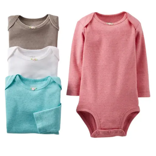 Set de mamelucos  manga larga talla 9 meses