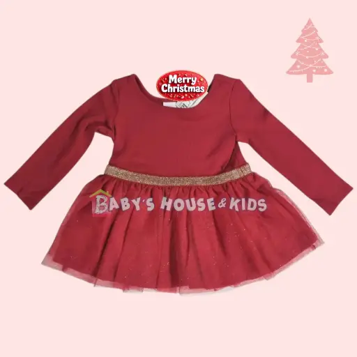 Vestido de temporada 🎄 talla 9 meses
