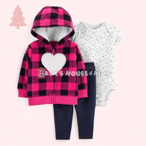 Set calientito 3 piezas  talla 3 meses