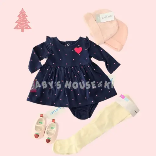 Vestido azul 💙 talla 3 meses