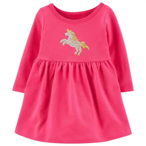 Vestido de algodón de temporada 🦄 talla 3 meses