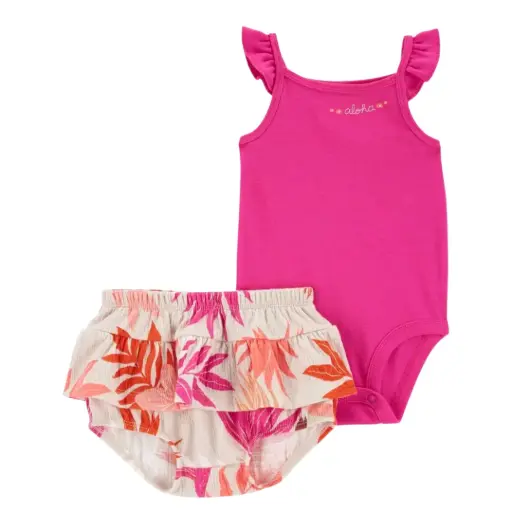 Set 2 piezas 🦋 de verano talla 3 meses